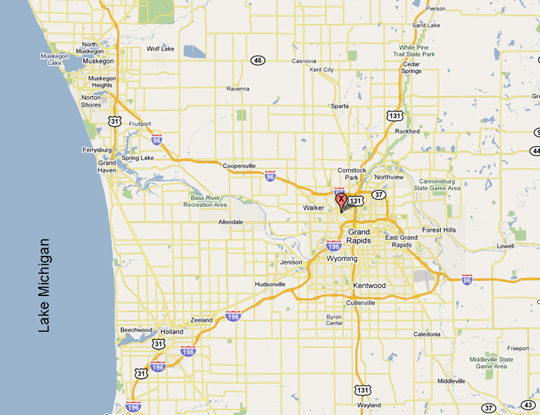 Grand Rapids Map